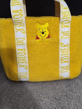 Yellow Winnie the Pooh Crossbody Bag with Strap Loungefly